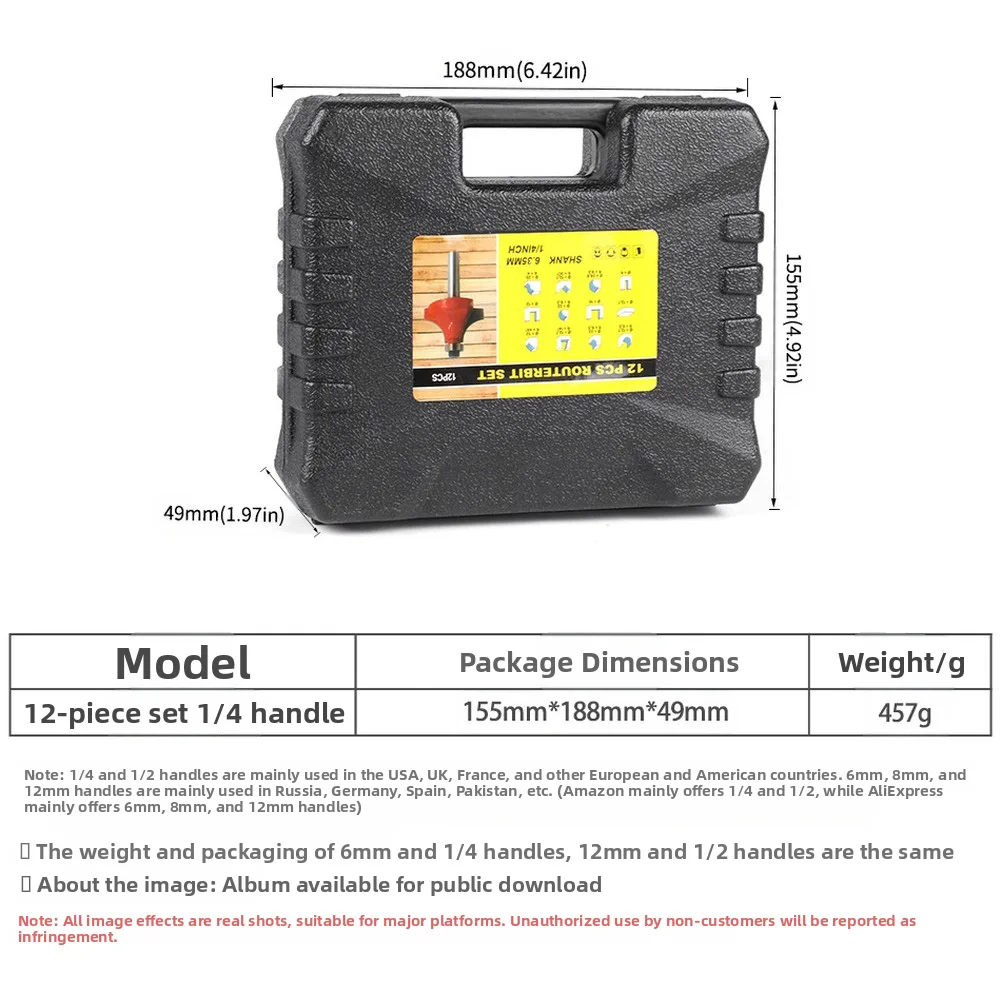 Двенадцать наборов из 14 штук. Для наборов деревообрабатывающих фрез, предназначенных для закругленных краев и небольших формовочных проектов по деревянной поверхности.
Двенадцать наборов из 14 штук. Для наборов деревообрабатывающих фрез, предназначенных для закругленных краев и небольших формовочных проектов по деревянной поверхности.