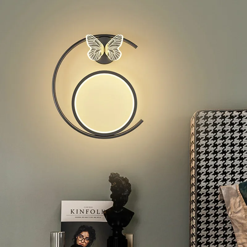 Nordic Modern LED Butterfly Wall Lamp Decor Bedside Tables Lamps For Home Hall Corridor Living Room Indoor LED Lighting Light
Nordic Modern LED Butterfly Wall Lamp Decor Bedside Tables Lamps For Home Hall Corridor Living Room Indoor LED Lighting Light