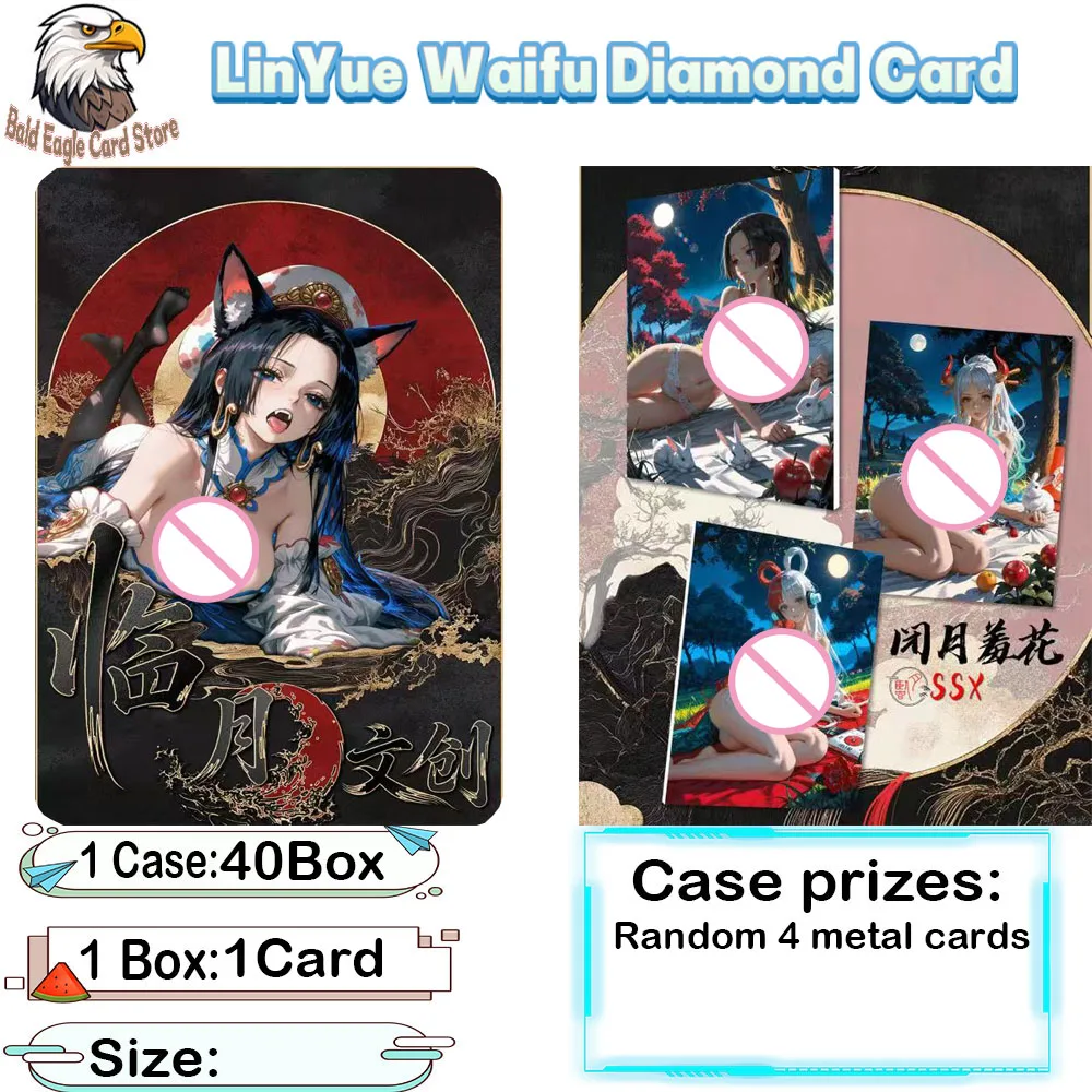 2026 New Wholesale LinYue Culture Waifu Metal Diamond Cards Goddess Waifu Cards Anime Hobby Gifts
2026 New Wholesale LinYue Culture Waifu Metal Diamond Cards Goddess Waifu Cards Anime Hobby Gifts