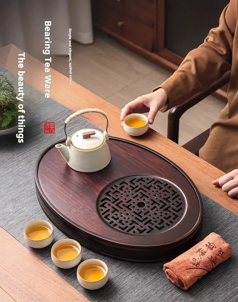 New Chinese Tea Ceremony Culture Oval Tea Tray Natural Bamboo Hollow Drainage Storage Tea Tray Home Solid Wood Storage Tray
New Chinese Tea Ceremony Culture Oval Tea Tray Natural Bamboo Hollow Drainage Storage Tea Tray Home Solid Wood Storage Tray