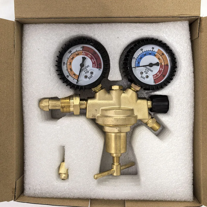 Full Copper Nitrogen Pressure Reducer, G3/4 Thread High Pressure Regulator for Industrial Use
Full Copper Nitrogen Pressure Reducer, G3/4 Thread High Pressure Regulator for Industrial Use