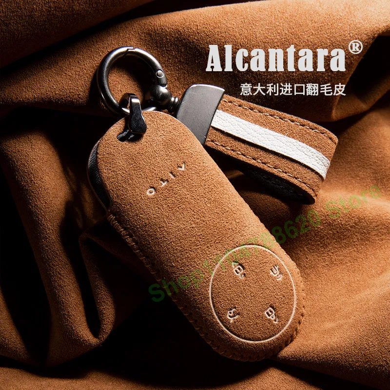 For Aito M8 M9 M7 Key Case High-grade Suede Cover Ultra/Max Version Shell Buckle Keychain Interior Decor Accessories
For Aito M8 M9 M7 Key Case High-grade Suede Cover Ultra/Max Version Shell Buckle Keychain Interior Decor Accessories