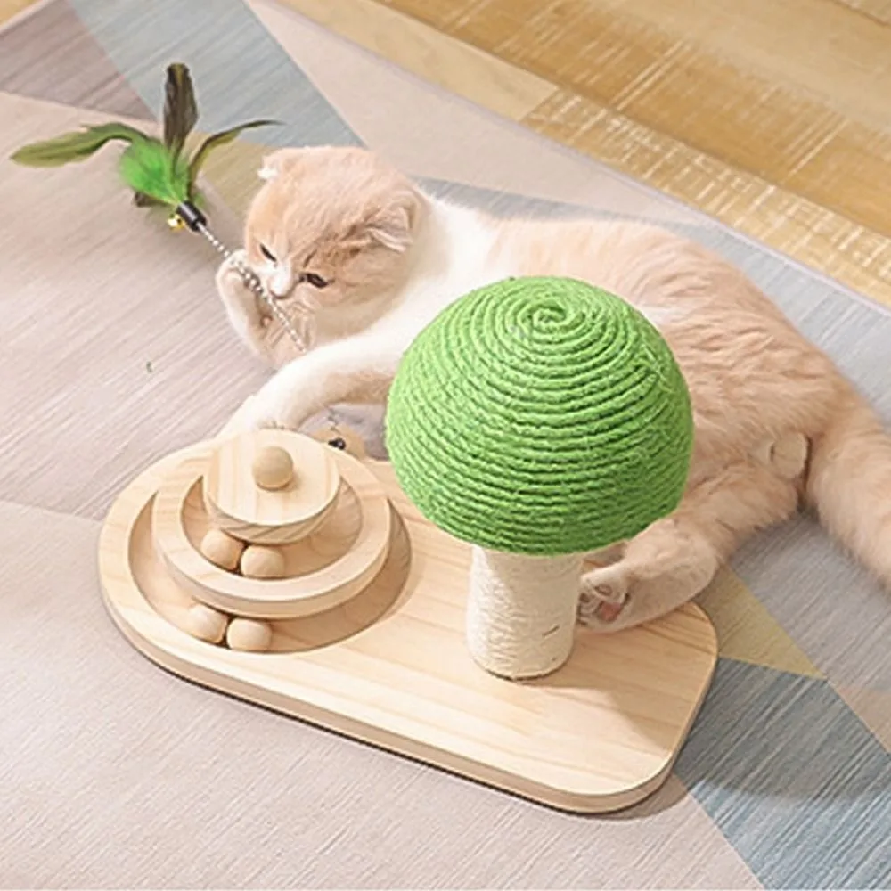 Funny Cat Scratching Post Sisal Ball Wear-resistant with Feathers Pet Climb Toy Durable Cat Scratching Board Cat Supplies
Funny Cat Scratching Post Sisal Ball Wear-resistant with Feathers Pet Climb Toy Durable Cat Scratching Board Cat Supplies