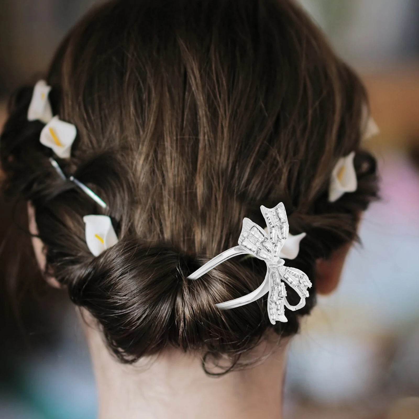 Elegant U Shaped Hair Sticks Bow Rhinestone Vintage Metal Bun Holders Bridal Updo Accessories For Women Silver Chignon Clips
Elegant U Shaped Hair Sticks Bow Rhinestone Vintage Metal Bun Holders Bridal Updo Accessories For Women Silver Chignon Clips