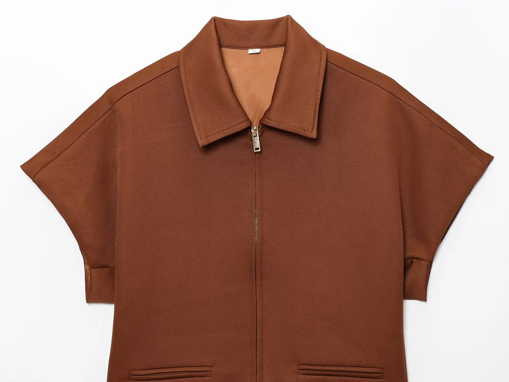 TRAFZA Women Fashion Loose Lapel Zipper Loose Short Sleeve Top+High-Waist Zipper Side Pocket Wide-leg Casual 3-Color Pants Suit
TRAFZA Women Fashion Loose Lapel Zipper Loose Short Sleeve Top+High-Waist Zipper Side Pocket Wide-leg Casual 3-Color Pants Suit