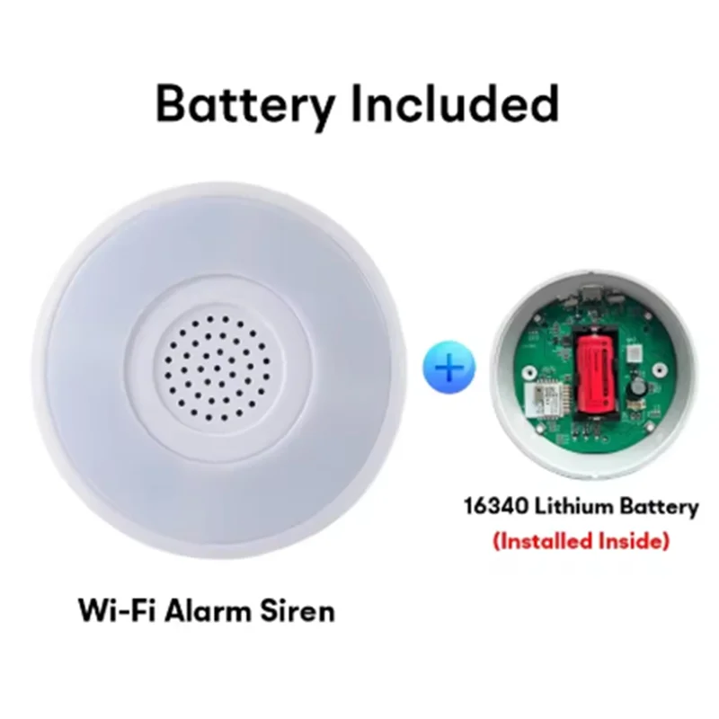B03B-Wifi Smart Alarm Siren 90Db Loud Speaker Wifi Smart Alarm Siren For Tuya Home Security System
B03B-Wifi Smart Alarm Siren 90Db Loud Speaker Wifi Smart Alarm Siren For Tuya Home Security System