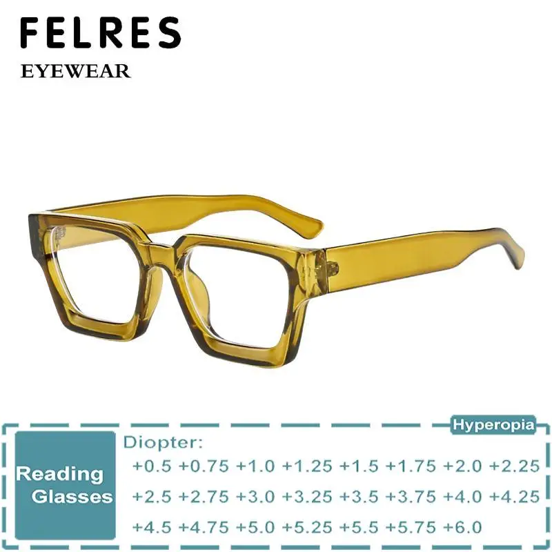 Men Women Square Blue Light Blocking Reading Thick Frame Prescription Glasses Glasses Clear Lens Optical Glasses Retro Glasses
Men Women Square Blue Light Blocking Reading Thick Frame Prescription Glasses Glasses Clear Lens Optical Glasses Retro Glasses