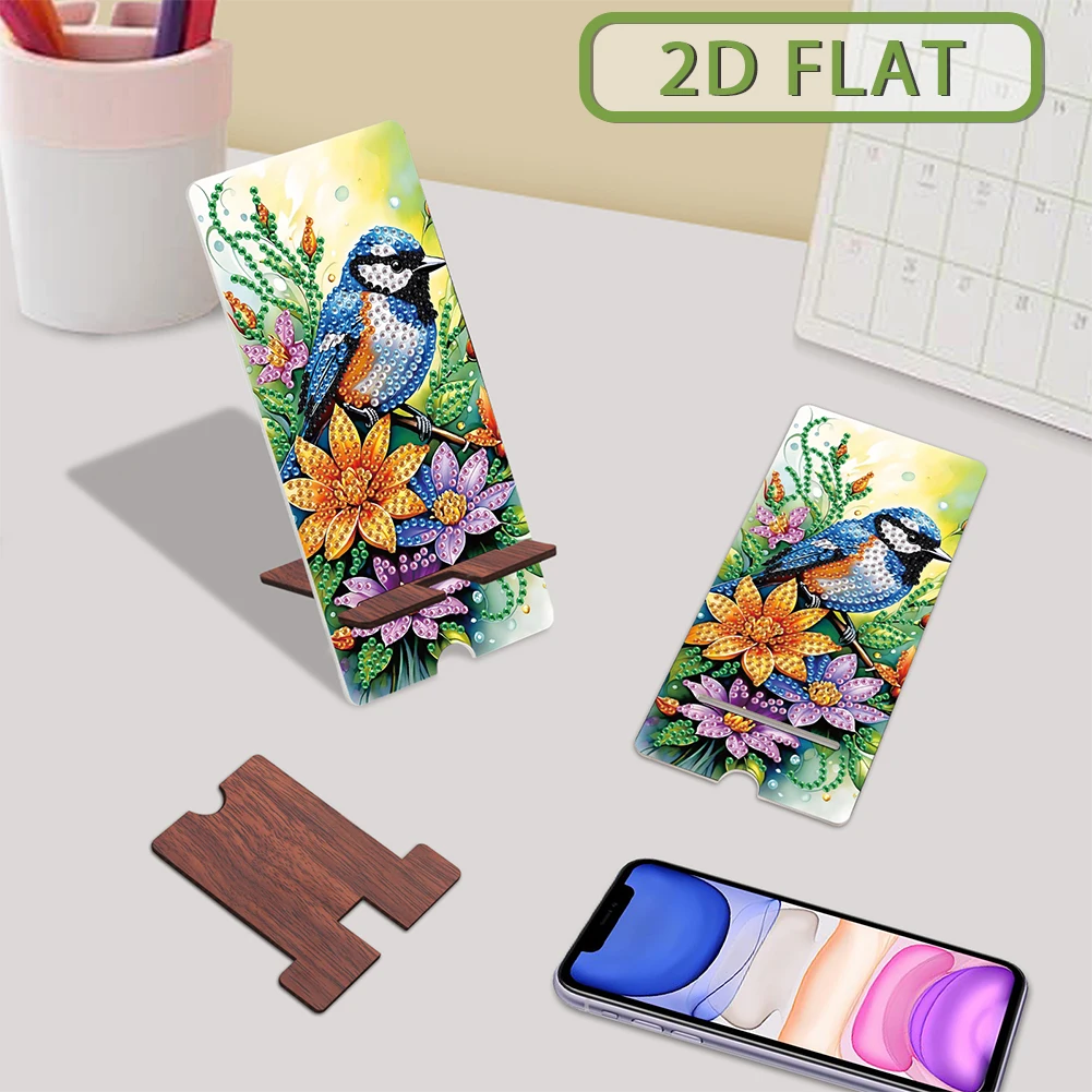 2-Pack Acrylic Bluebird Diamond Art Phone Stand & Mirror Kit for Beginner Adult
2-Pack Acrylic Bluebird Diamond Art Phone Stand & Mirror Kit for Beginner Adult