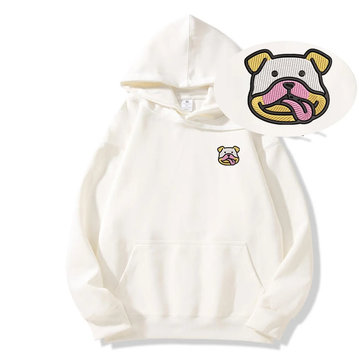 Premium Bulldog Embroidery Hoodie y2k Streetwear - man clothing sudaderas Camping & Hiking Embroideried Sweatshirt Hoodies 
Premium Bulldog Embroidery Hoodie y2k Streetwear - man clothing sudaderas Camping & Hiking Embroideried Sweatshirt Hoodies
