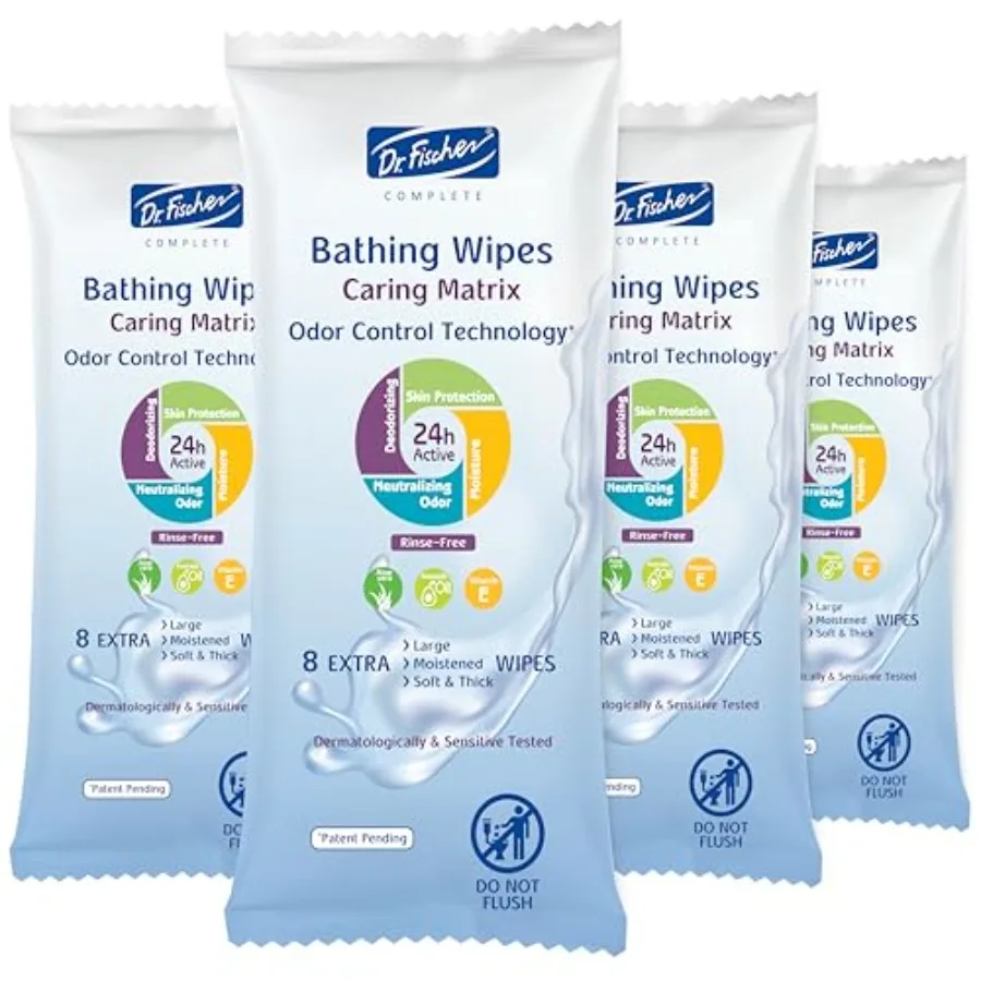 XL Body Wipe 9" x 9" Bath Wipes for Adults No Rinse - Thick Refreshing Shower Wash Cloth with Aloe Vera for Camping, Travel, Gy
XL Body Wipe 9" x 9" Bath Wipes for Adults No Rinse - Thick Refreshing Shower Wash Cloth with Aloe Vera for Camping, Travel, Gy