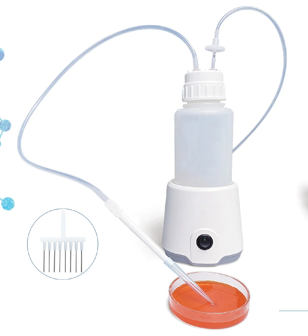 Bench-top Smart Vacuum Aspiration System Own 1L Collection Bottle Dual Functuions of Aspiration and Filtration
Bench-top Smart Vacuum Aspiration System Own 1L Collection Bottle Dual Functuions of Aspiration and Filtration