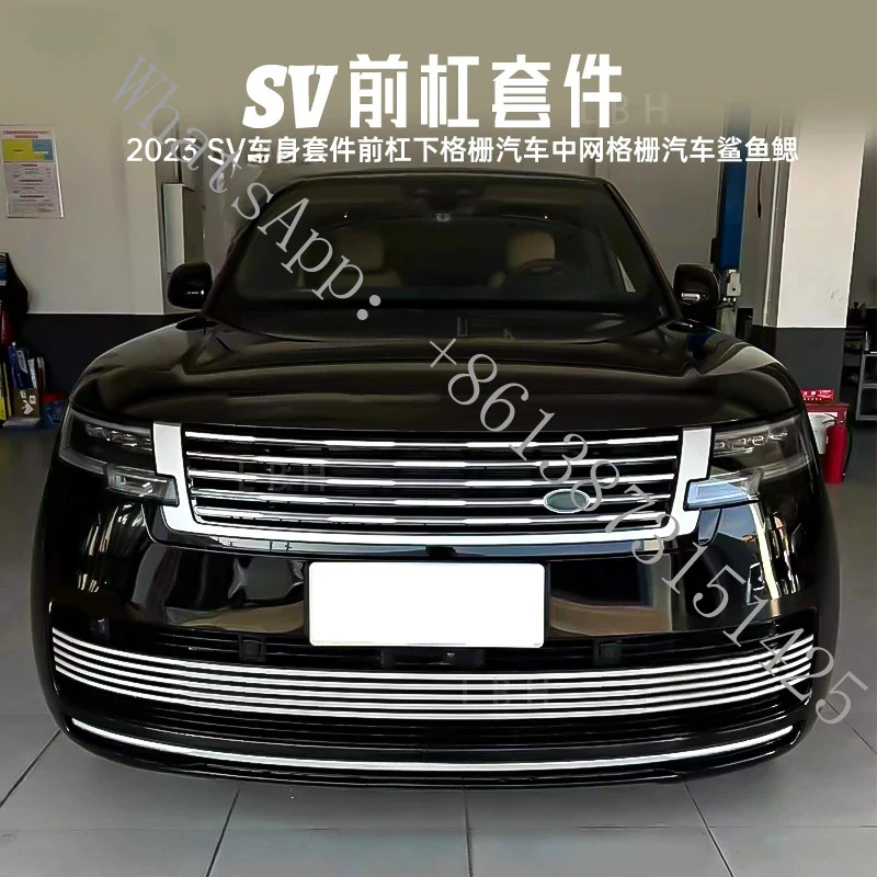 Suitable Range Rover Executive 2023 Front Bumper Kit with Lower Center Grille and Shark Fin Grille
Suitable Range Rover Executive 2023 Front Bumper Kit with Lower Center Grille and Shark Fin Grille