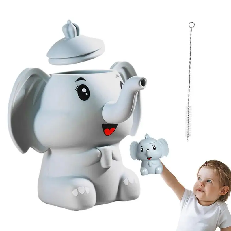 Sippy Cup For 6 Month Old Silicone Cute Elephant Baby Straw Cup With Lid Easy Grip Spill-proof Toddler Water Bottle For Cold
Sippy Cup For 6 Month Old Silicone Cute Elephant Baby Straw Cup With Lid Easy Grip Spill-proof Toddler Water Bottle For Cold