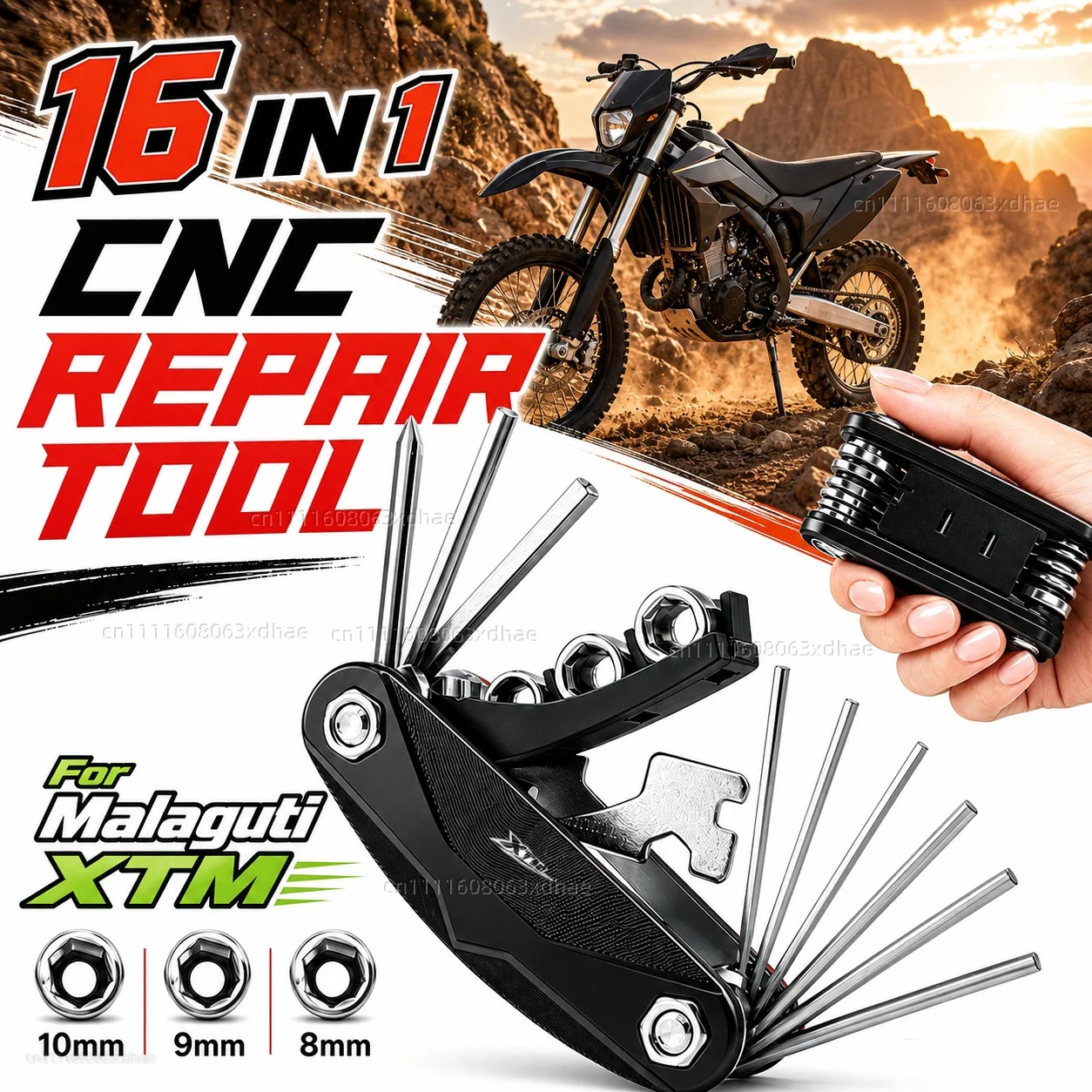 For Malaguti XTM 2008-2024 Motorcycle Tool Repair Kit Multifunctional Screwdriver Wrench Hex Key Set Portable Bike Maintenance
For Malaguti XTM 2008-2024 Motorcycle Tool Repair Kit Multifunctional Screwdriver Wrench Hex Key Set Portable Bike Maintenance