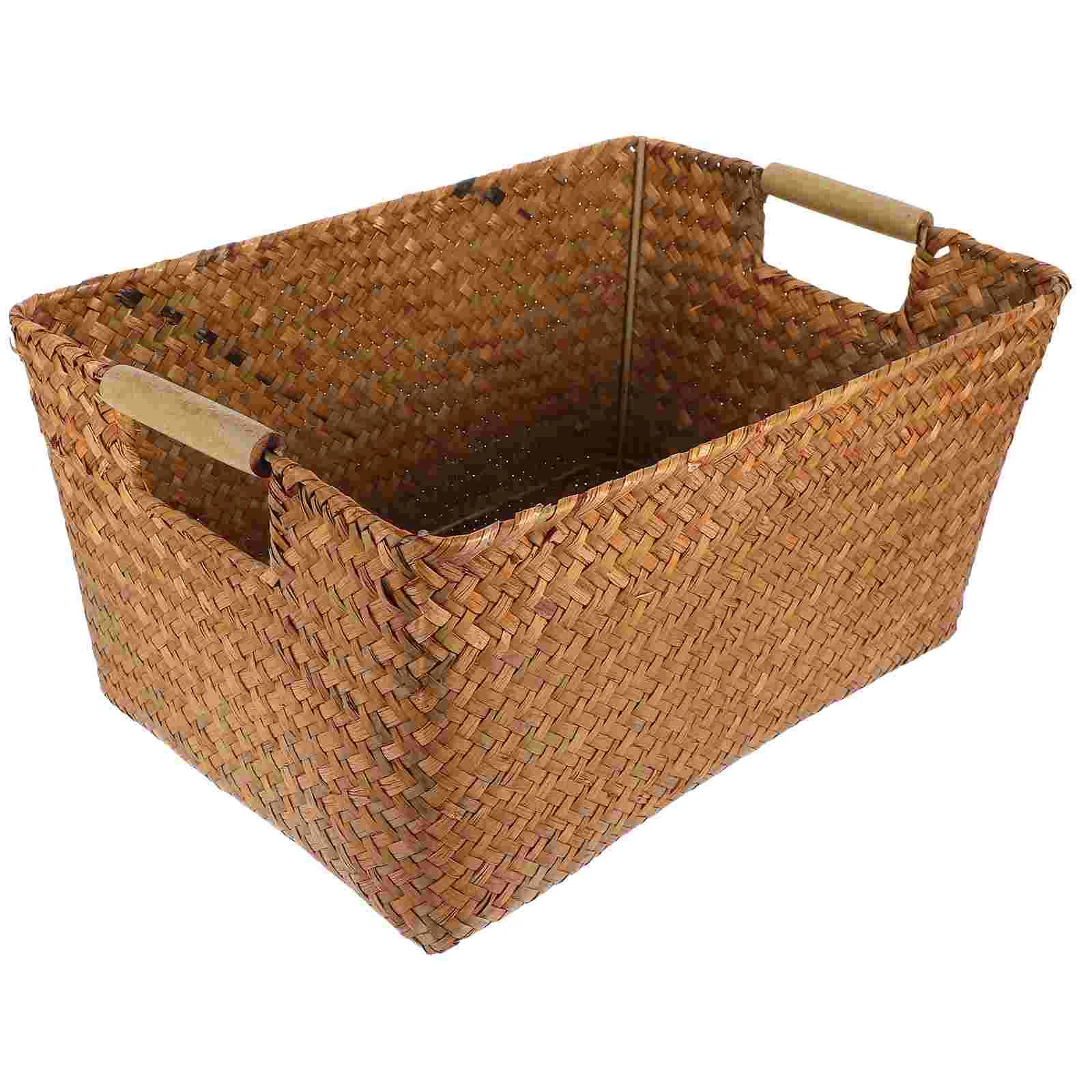 Woven Basket with Handle Storage Basket Sundries Storage Basket Desktop Organizer Basket Desktop Woven Basket
Woven Basket with Handle Storage Basket Sundries Storage Basket Desktop Organizer Basket Desktop Woven Basket