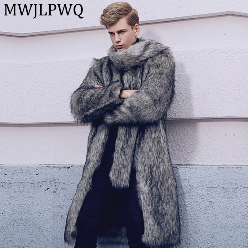 MWJLPWQ Mens Luxury Streetwear Faux Fur Coat Grey Color With Wrap Neck For Elegant And Edgy Mid Length Jacket Trend Winter 15801
MWJLPWQ Mens Luxury Streetwear Faux Fur Coat Grey Color With Wrap Neck For Elegant And Edgy Mid Length Jacket Trend Winter 15801