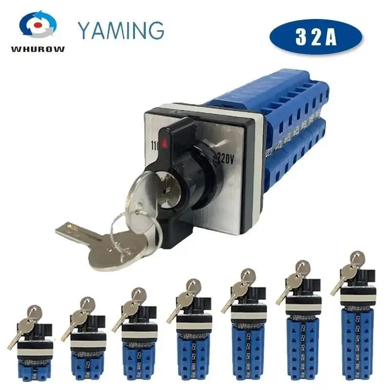 Флюоресцентный Реверсивный вращающийся кулачковый переключатель 32 А 690 В
Флюоресцентный Реверсивный вращающийся кулачковый переключатель 32 А 690 В