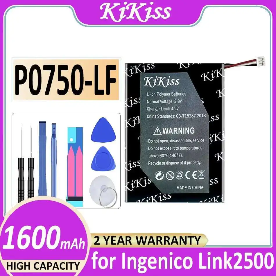 High-Efficiency P0750-LF For Eve Ingenico Link2500 Link 2500 Both Versions Are Common 1600Mah Point - OF Sale Terminal Battery
High-Efficiency P0750-LF For Eve Ingenico Link2500 Link 2500 Both Versions Are Common 1600Mah Point - OF Sale Terminal Battery