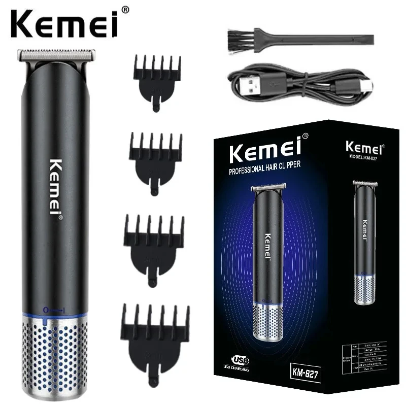Kemei KM-827 Lithium Battery New Model Hair Cutter Large Capacity Battery Usb Charging Hair Salon Professional Hair Clipper
Kemei KM-827 Lithium Battery New Model Hair Cutter Large Capacity Battery Usb Charging Hair Salon Professional Hair Clipper