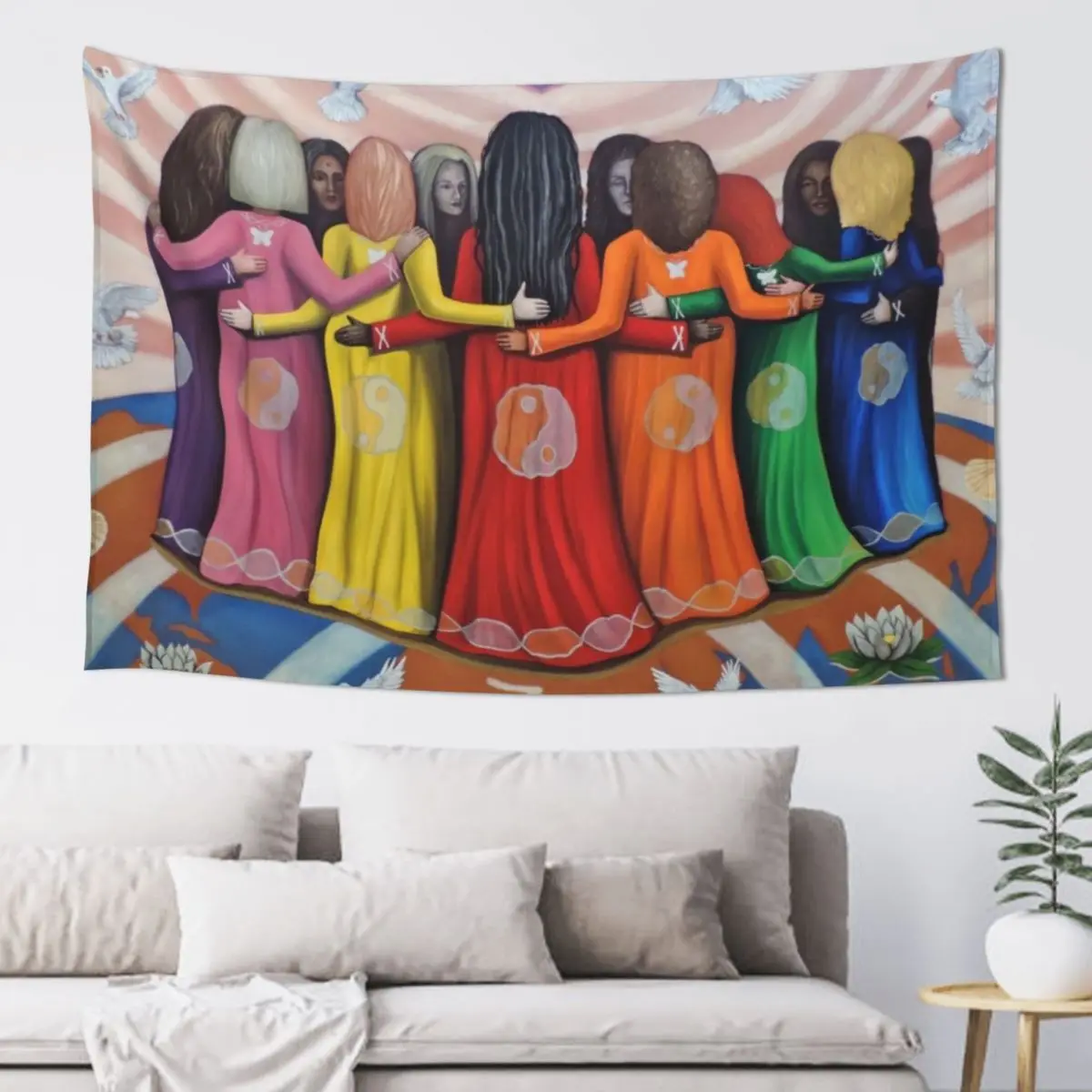 Femme: Women Healing the World Tapestry Cute Decor Japanese Room Decor Decoration Home Bedroom Decorations Tapestry
Femme: Women Healing the World Tapestry Cute Decor Japanese Room Decor Decoration Home Bedroom Decorations Tapestry