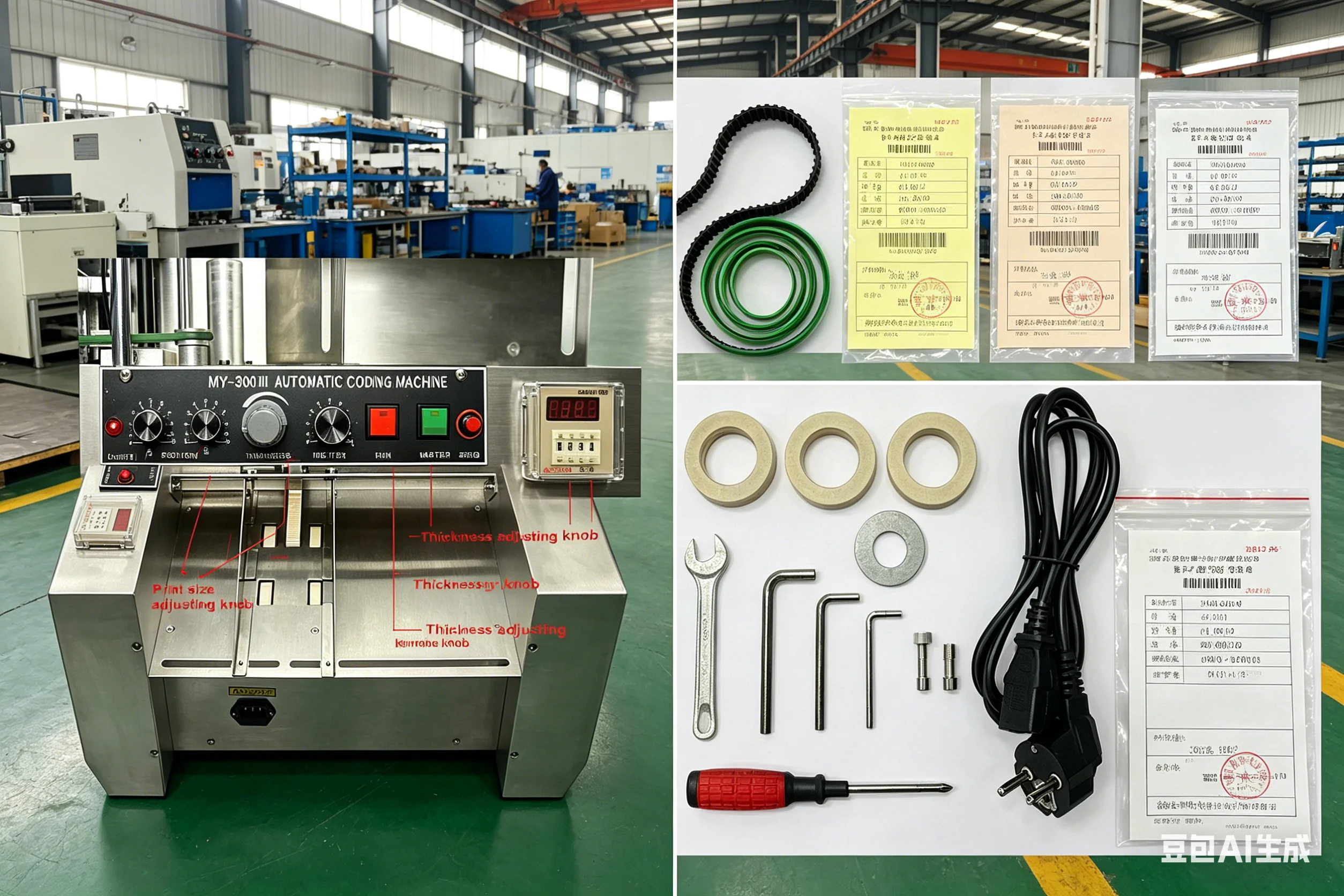 MY-300 Coding Machine with Digital Box Automatic Coder Expiry Date Steel Wheel Printer Impress/Solid-ink Marker Printing Tools
MY-300 Coding Machine with Digital Box Automatic Coder Expiry Date Steel Wheel Printer Impress/Solid-ink Marker Printing Tools