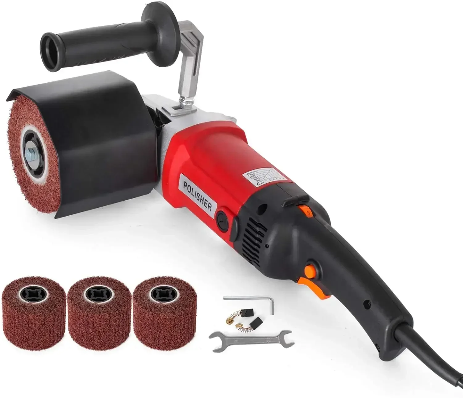 VEVOR Surface Conditioning Tool, 1200W Handheld Stainless Steel Polisher,6 Variable Speed Metal Burnishing Machine with 4 Wheels
VEVOR Surface Conditioning Tool, 1200W Handheld Stainless Steel Polisher,6 Variable Speed Metal Burnishing Machine with 4 Wheels