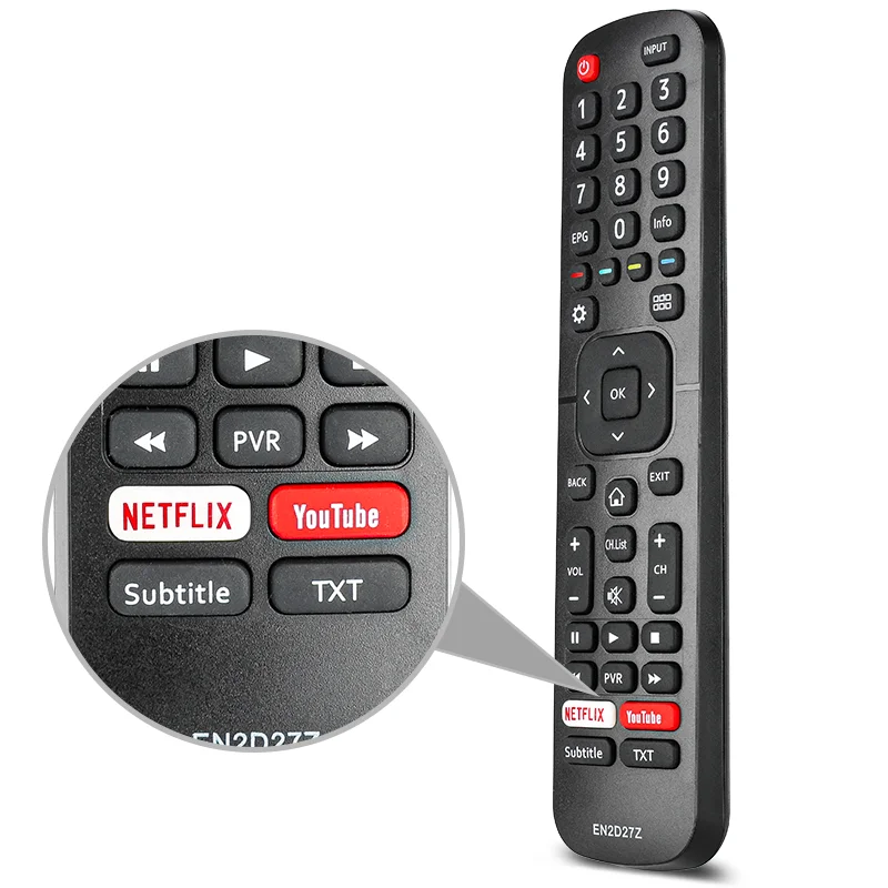 N2D27Z Remote Control Compatible With Hisense TV 50H8C 55H5C 55H6B 55H7B 55H7C 65H7B2 65H10B2 Replacement Controller
N2D27Z Remote Control Compatible With Hisense TV 50H8C 55H5C 55H6B 55H7B 55H7C 65H7B2 65H10B2 Replacement Controller
