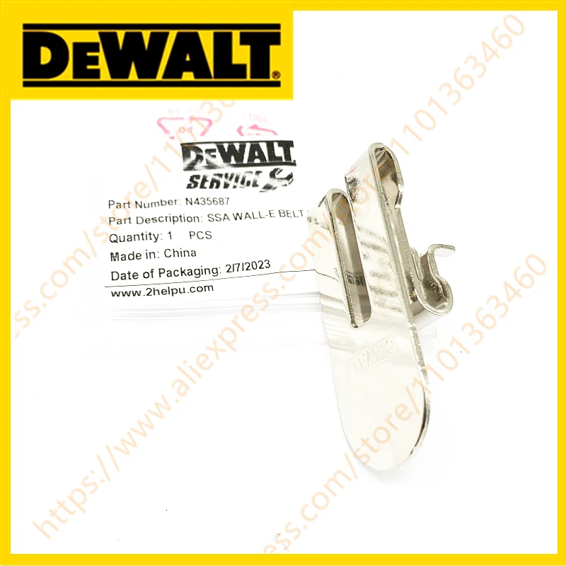N435687 Wall-E Belt Clip Belt Hook Belt Clamp For DEWALT DCF620 DCF622 DCF624 DCF622M2 DCF620B Screwguns Parts
N435687 Wall-E Belt Clip Belt Hook Belt Clamp For DEWALT DCF620 DCF622 DCF624 DCF622M2 DCF620B Screwguns Parts