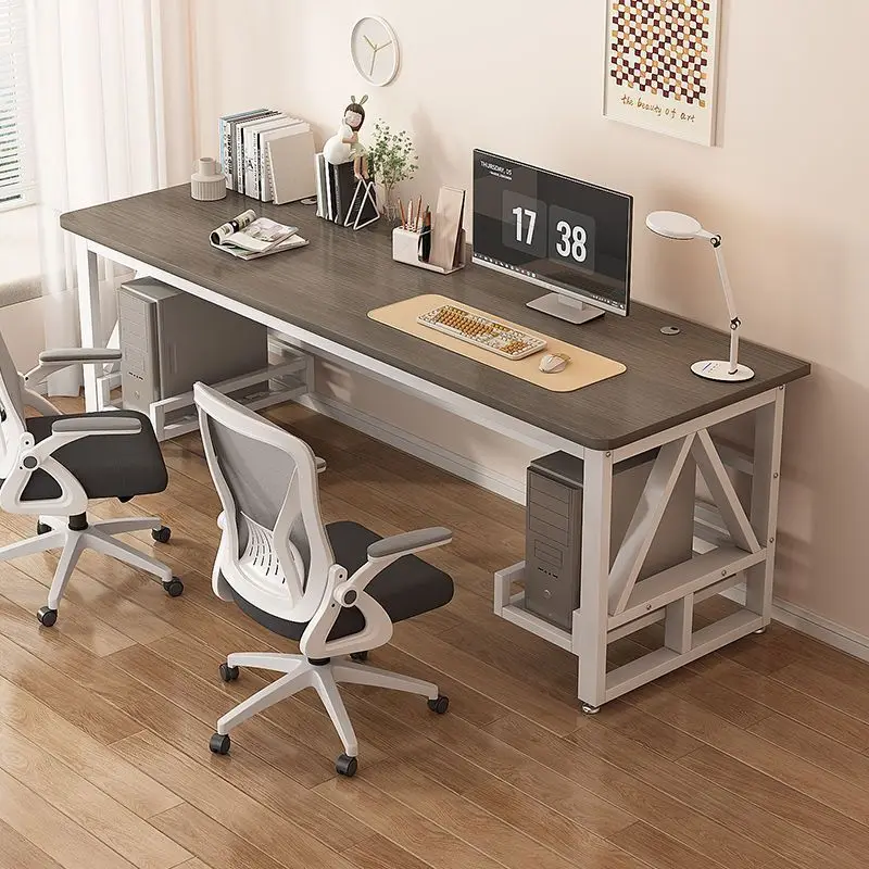 Computer desk Desktop desk Student home Double study table Bedroom Simple office rectangle
Computer desk Desktop desk Student home Double study table Bedroom Simple office rectangle