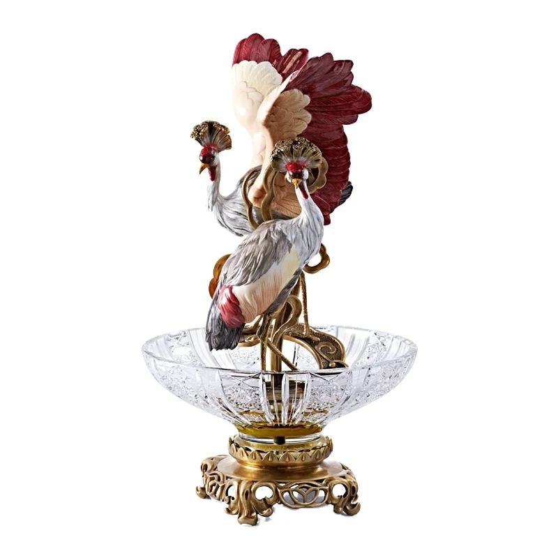 Villa Upscale Large Decorative Accessories French Court Flamingo Decorative Large Crystal Fruit Bowl Luxury Living Room Gifts We
Villa Upscale Large Decorative Accessories French Court Flamingo Decorative Large Crystal Fruit Bowl Luxury Living Room Gifts We