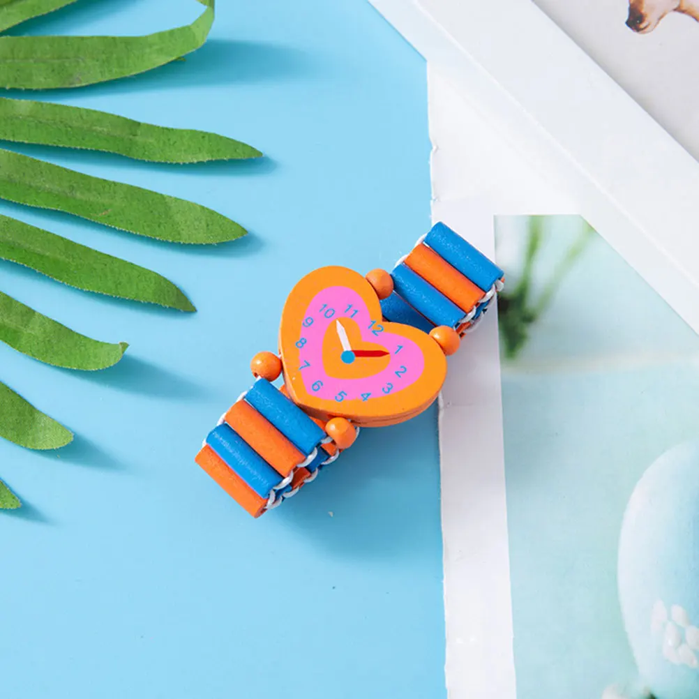 5pcs Wooden Watch For Kids Learning Bright Wrist Decoration Simulated Wood Child Cognitive Plaything
5pcs Wooden Watch For Kids Learning Bright Wrist Decoration Simulated Wood Child Cognitive Plaything
