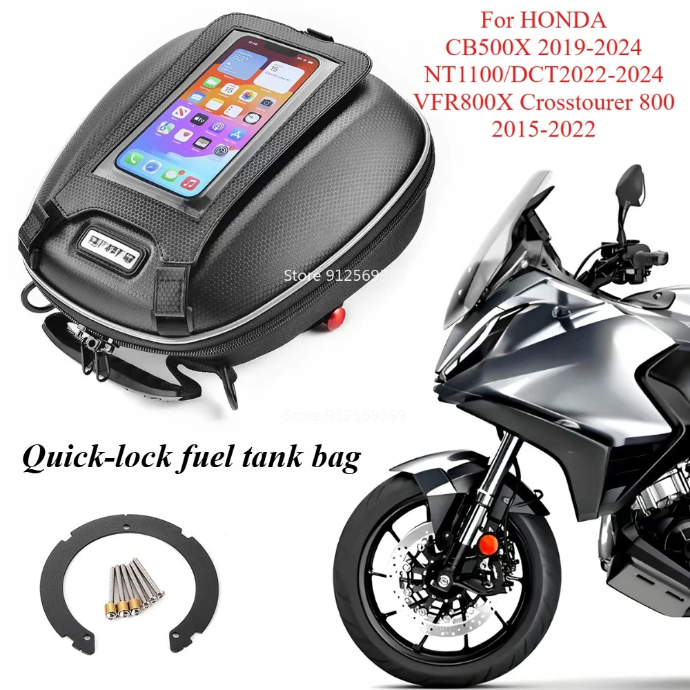 For Honda NT1100 DCT CB500X VFR 800X Crosstourer 800 Motorcycle Fuel Tank Bag Luggage Quick Lock Racing Travel Bags
For Honda NT1100 DCT CB500X VFR 800X Crosstourer 800 Motorcycle Fuel Tank Bag Luggage Quick Lock Racing Travel Bags
