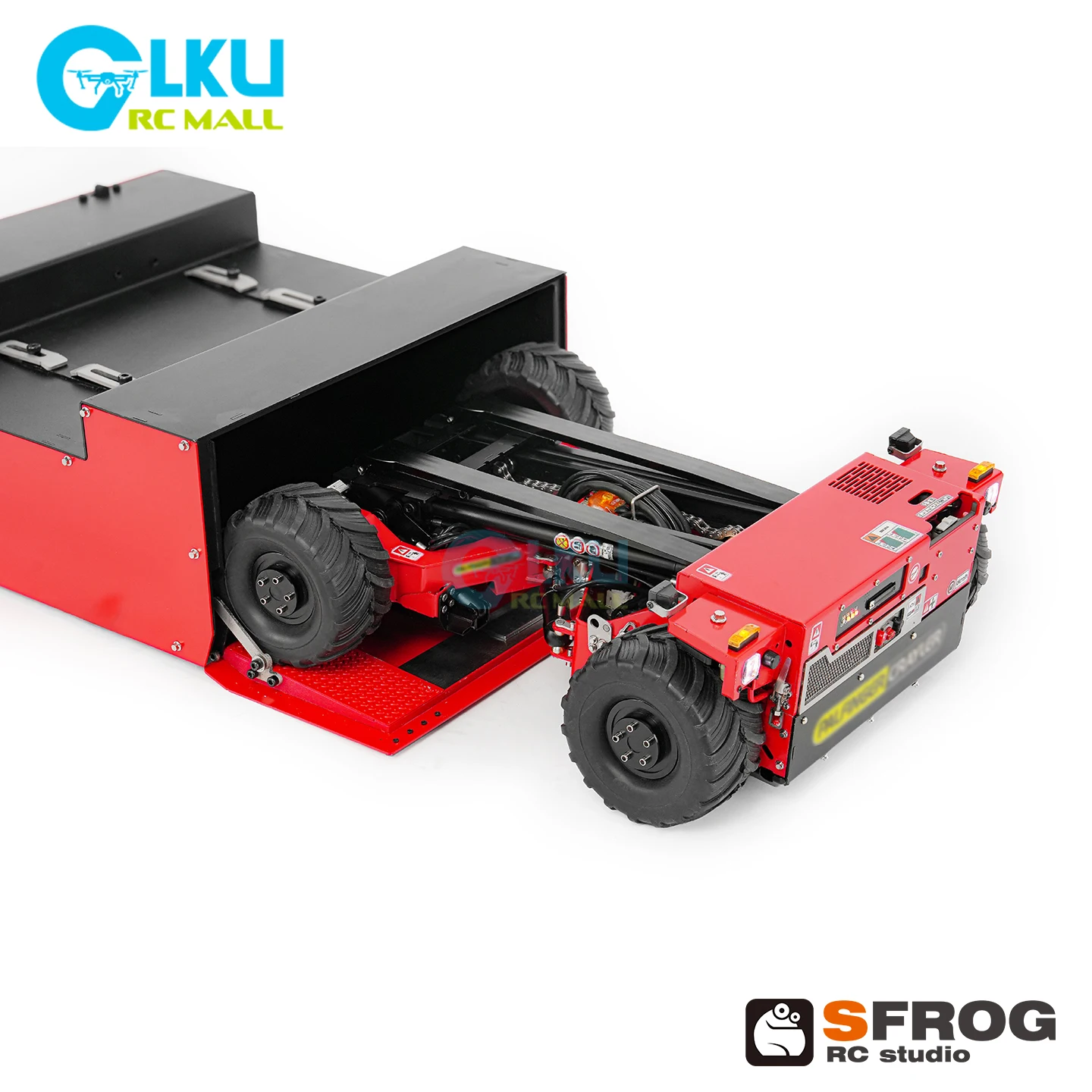 1/14 RTR Remote Control Forklift SFROG-BM214 Four-Wheel Drive Hydraulic Forklift with Lights, Remote Control and Batteries
1/14 RTR Remote Control Forklift SFROG-BM214 Four-Wheel Drive Hydraulic Forklift with Lights, Remote Control and Batteries