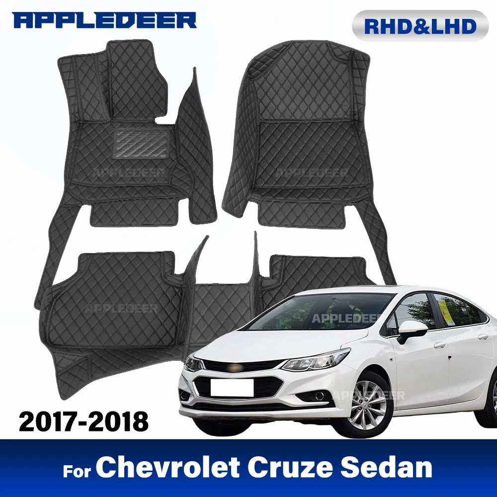 Автомобильные коврики для Chevrolet Cruze Sedan 2017 2018, пользовательские автомобильные подушечки для ног, автомобильный ковер, аксессуары для интерьера
Автомобильные коврики для Chevrolet Cruze Sedan 2017 2018, пользовательские автомобильные подушечки для ног, автомобильный ковер, аксессуары для интерьера