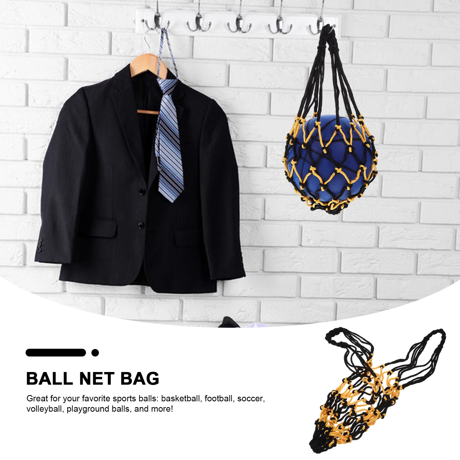 1pcs Ball Net Bag Basketball Storage Mesh Portable Carry Bag for Soccer Football Volleyball Playground Balls Lightweight
1pcs Ball Net Bag Basketball Storage Mesh Portable Carry Bag for Soccer Football Volleyball Playground Balls Lightweight
