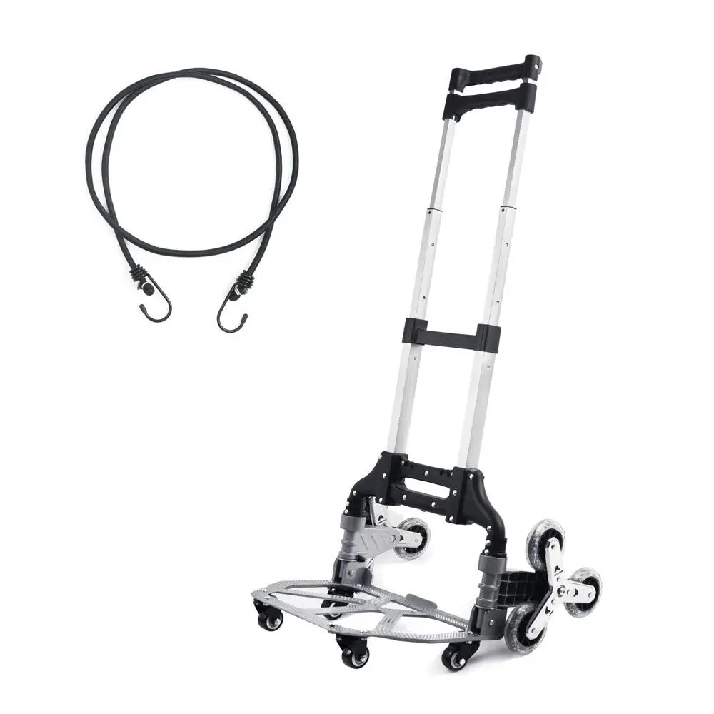 Stair Climbing Cart Aluminum Alloy Portable Climbing Cart 6 Crystal Wheels and 4 Universal Wheels Hand Cart with Climbing Rope
Stair Climbing Cart Aluminum Alloy Portable Climbing Cart 6 Crystal Wheels and 4 Universal Wheels Hand Cart with Climbing Rope