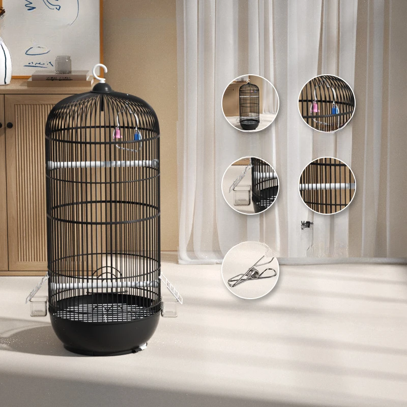 Breeding Bird Cage Canary Stainless Steel Bird Cage Parrot Breeding Metal Chicken Outdoor Aves Accesorios Habitat Decorations
Breeding Bird Cage Canary Stainless Steel Bird Cage Parrot Breeding Metal Chicken Outdoor Aves Accesorios Habitat Decorations