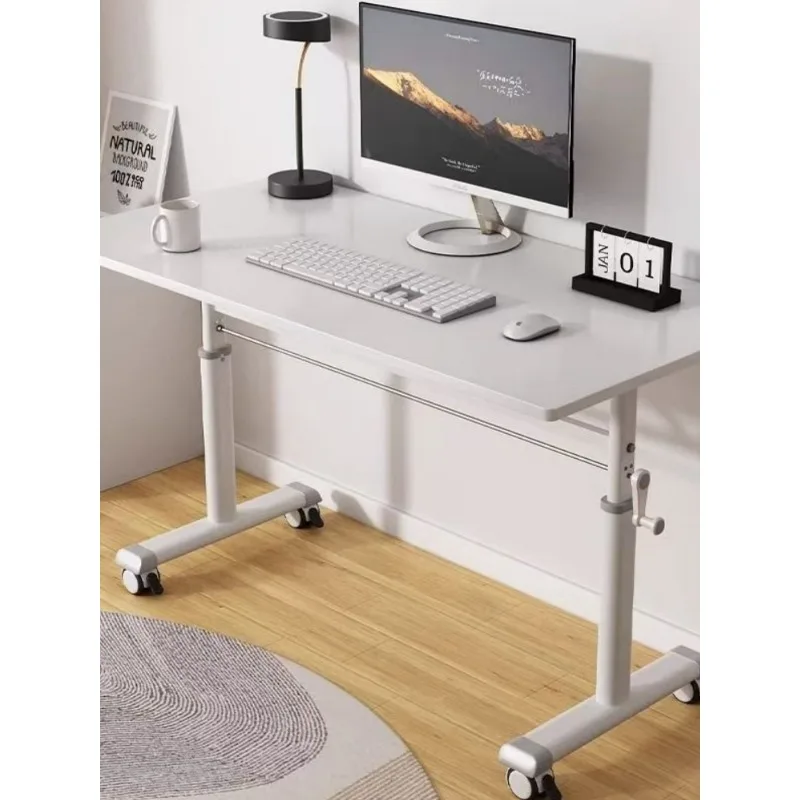 Manual lifting table legs with pulley Rectangle desk shelf Computer load-bearing bracket Minimal universal mobile base
Manual lifting table legs with pulley Rectangle desk shelf Computer load-bearing bracket Minimal universal mobile base