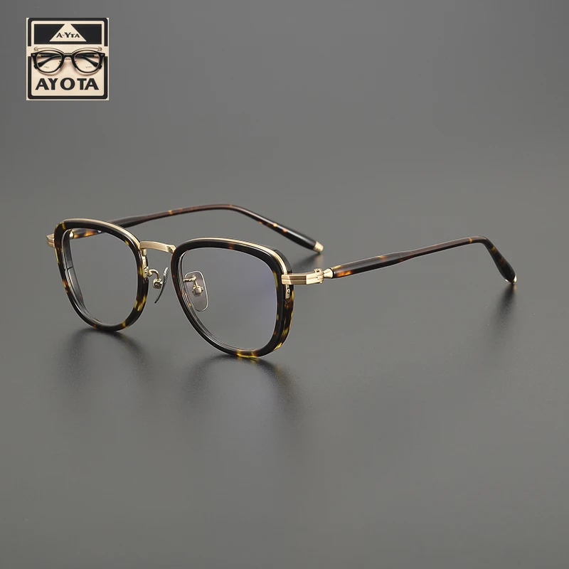 Handmade Acetate Glasses Frame Big Face Ultralight Retro Artsy Wide-rimmed Myopic Anti-blue Light Prescription Glasses Men Women
Handmade Acetate Glasses Frame Big Face Ultralight Retro Artsy Wide-rimmed Myopic Anti-blue Light Prescription Glasses Men Women