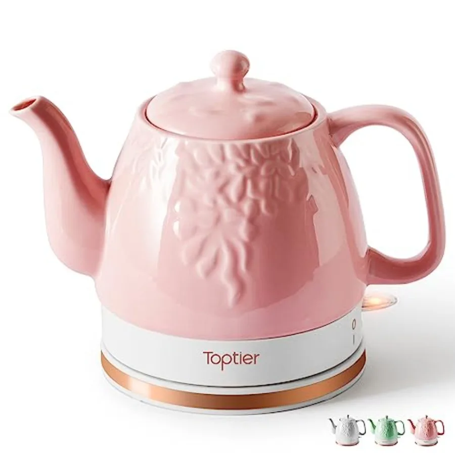 Electric Ceramic Tea Kettle Boil Water Quickly and Easily Detachable Swivel Base and Boil Dry Protection Carefree Auto Shut Off
Electric Ceramic Tea Kettle Boil Water Quickly and Easily Detachable Swivel Base and Boil Dry Protection Carefree Auto Shut Off