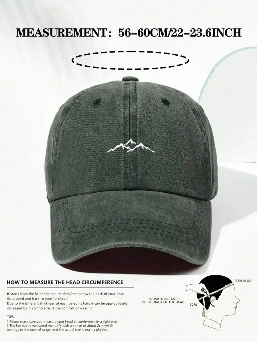 Mountain Embroidered Baseball Cap Retro Distressed Unisex Adjustable Hat For Outdoor Daily Wear
Mountain Embroidered Baseball Cap Retro Distressed Unisex Adjustable Hat For Outdoor Daily Wear