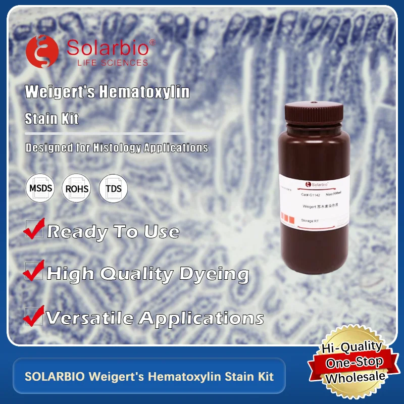 SOLARBIO Weigert's Hematoxylin Stain Kit for Histological Staining in Biological and Medical Research Original Product
SOLARBIO Weigert's Hematoxylin Stain Kit for Histological Staining in Biological and Medical Research Original Product