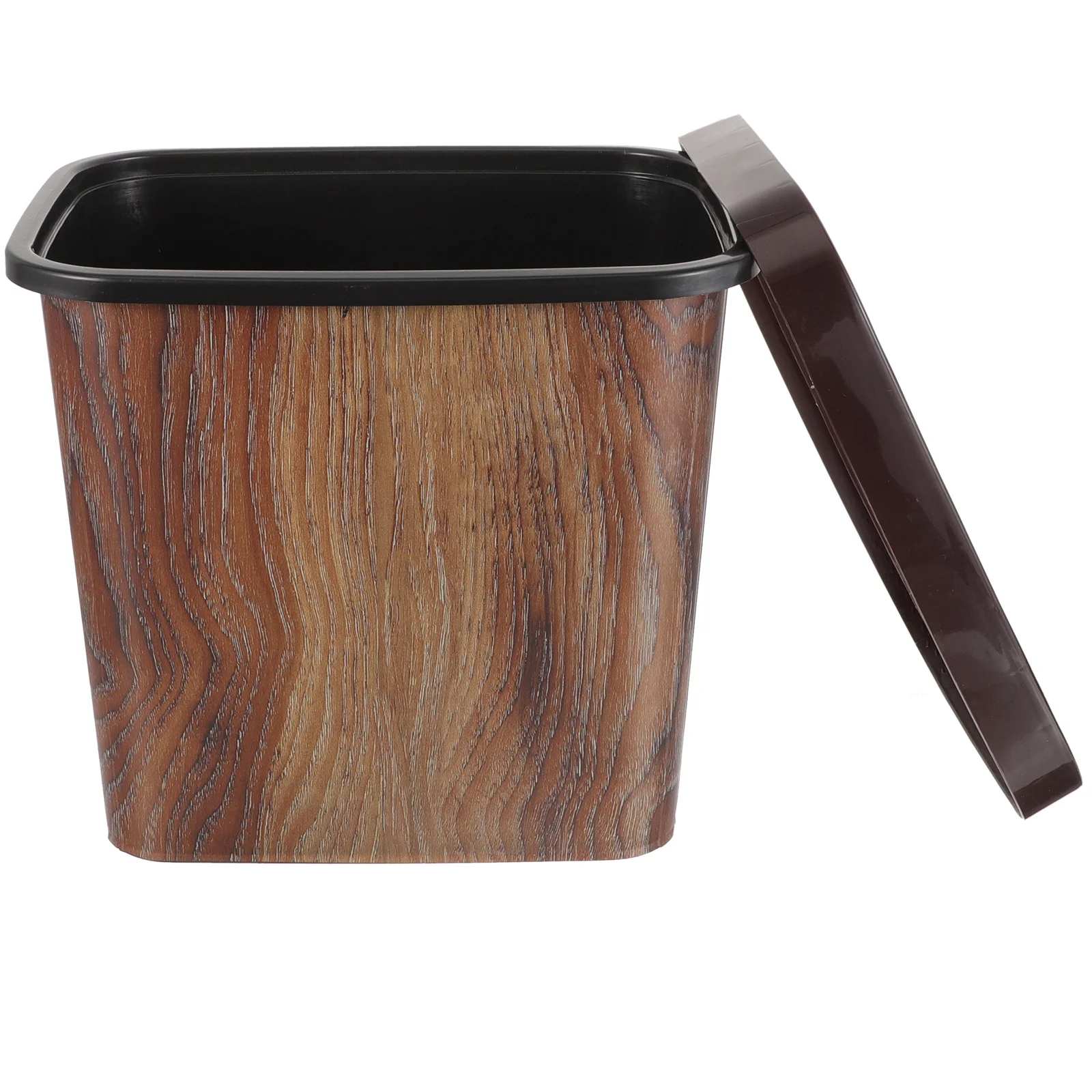 Мусорный бак из имитации древесного зерна, пластиковый контейнер для мусора, ретро-офис, кухня, спальня, мусорное ведро, легко чистится, многоразовый
Мусорный бак из имитации древесного зерна, пластиковый контейнер для мусора, ретро-офис, кухня, спальня, мусорное ведро, легко чистится, многоразовый