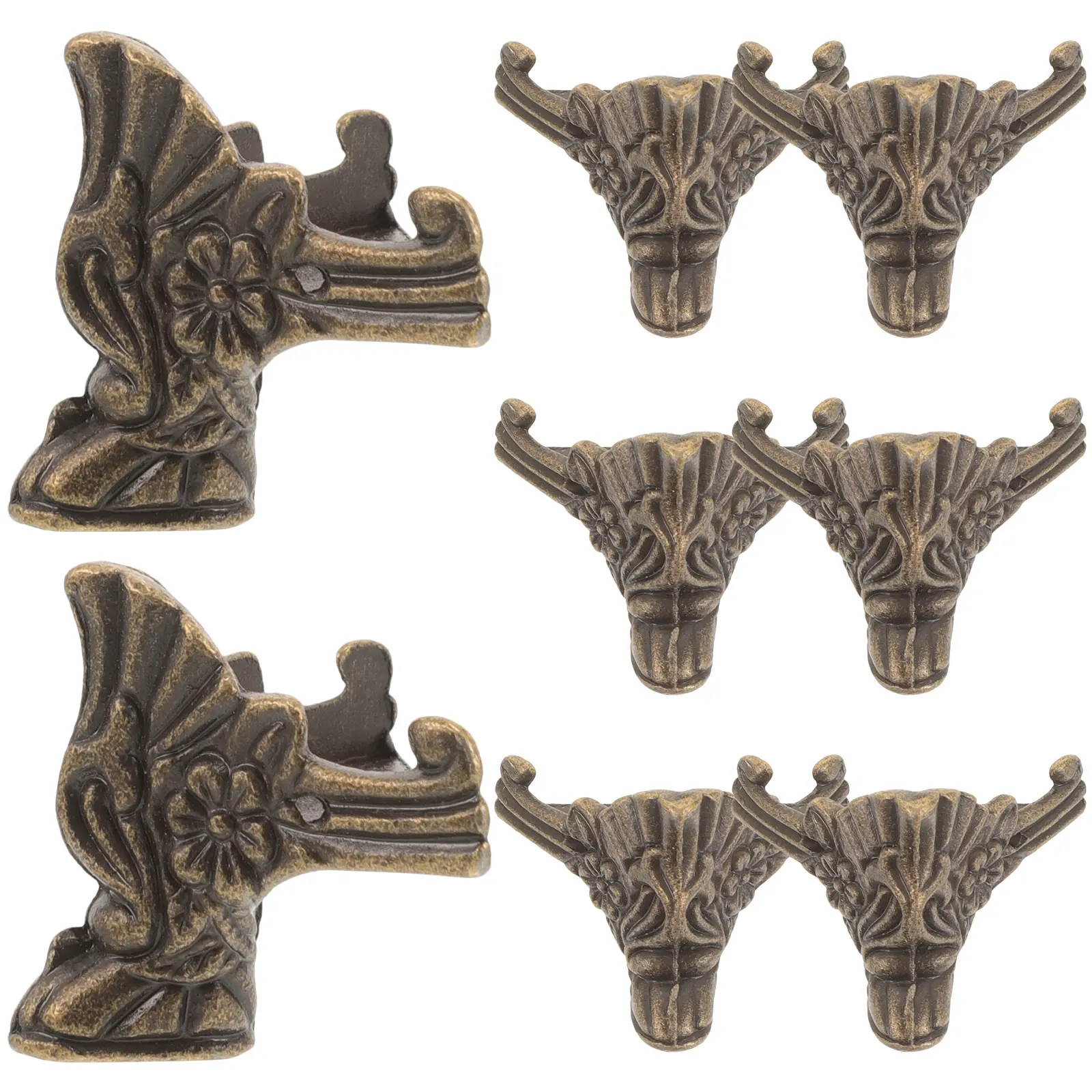 8pcs Decorative Feet Furniture Legs Metal Box Corners Wood Case Protectors Zinc Alloy Durable Classic Wooden Hardware
8pcs Decorative Feet Furniture Legs Metal Box Corners Wood Case Protectors Zinc Alloy Durable Classic Wooden Hardware