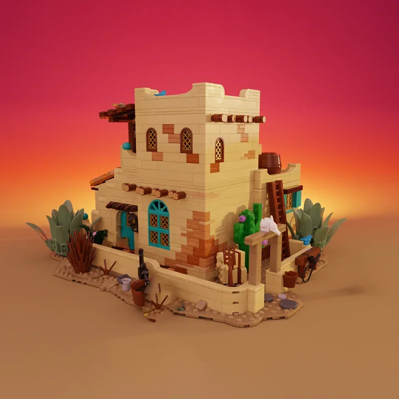 Moc Building Blocks Modular Sunset Ranch Model Technology Bricks City Street View Model DIY Assembly Construstion Gifts Toys
Moc Building Blocks Modular Sunset Ranch Model Technology Bricks City Street View Model DIY Assembly Construstion Gifts Toys