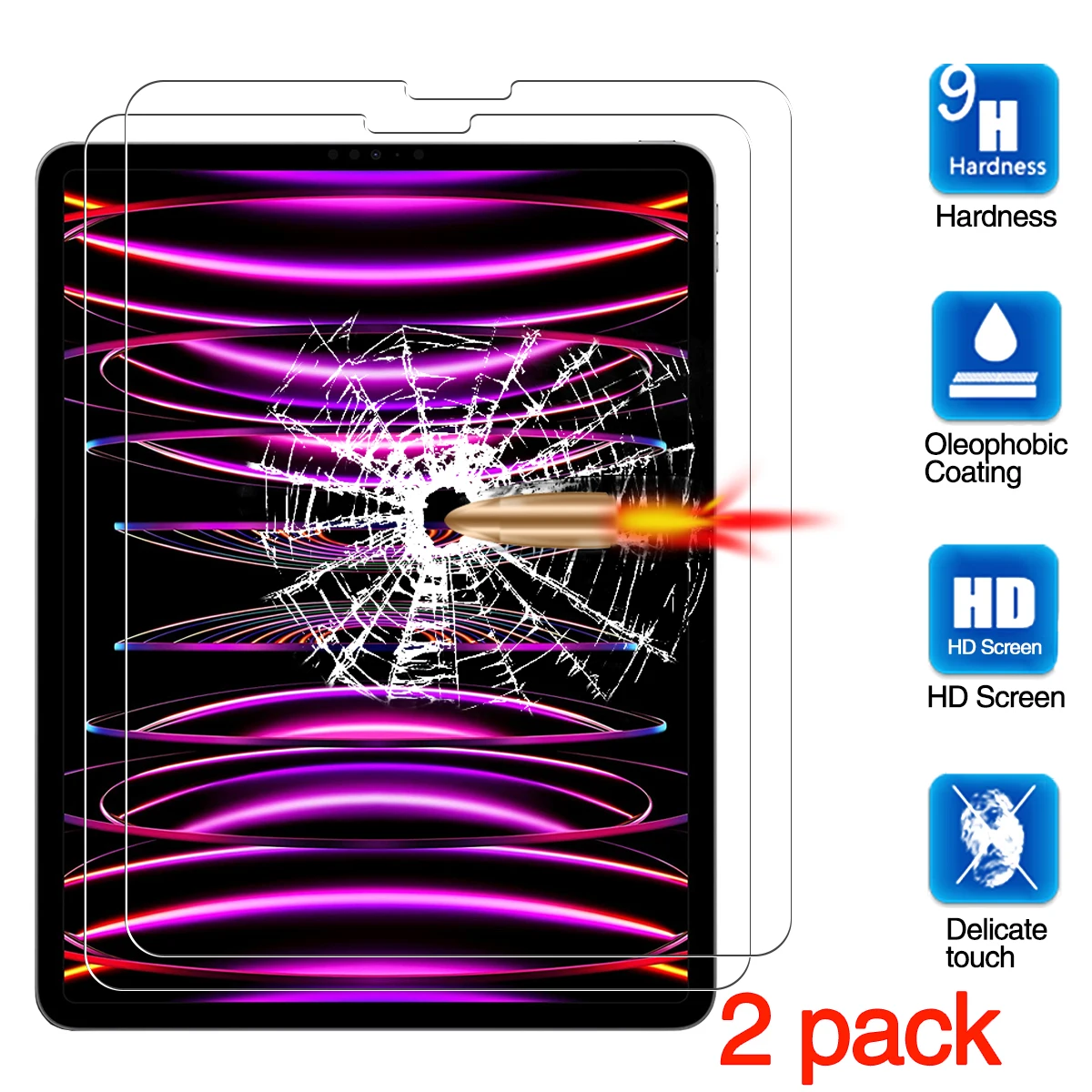 Transparent Tempered Glass For Apple iPad Pro 12.9(2022) 6th generation 12.9" Phone Protective Glass Dustprood Screen Protector
Transparent Tempered Glass For Apple iPad Pro 12.9(2022) 6th generation 12.9" Phone Protective Glass Dustprood Screen Protector