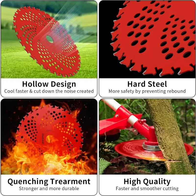 Lawn Mower Weeding Blade Set 9 Inches X36 Teeth, Carbide Saw Blade Tungsten Steel, Irrigation Cutter, Garden Tool Accessories
Lawn Mower Weeding Blade Set 9 Inches X36 Teeth, Carbide Saw Blade Tungsten Steel, Irrigation Cutter, Garden Tool Accessories