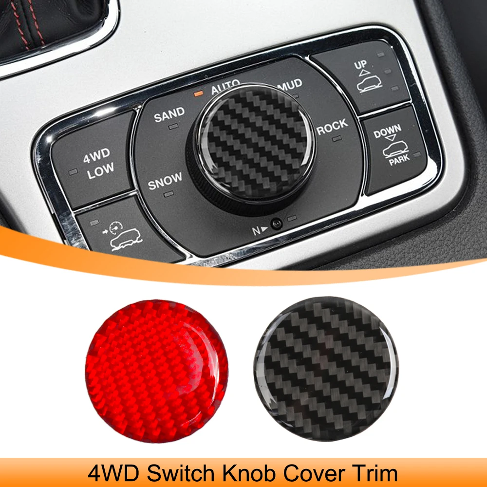 Car Four-wheel Drive Switch Knob Decoration Ring Trim for Jeep Grand Cherokee 2011-2023 Interior Accessories Real Carbon Fiber
Car Four-wheel Drive Switch Knob Decoration Ring Trim for Jeep Grand Cherokee 2011-2023 Interior Accessories Real Carbon Fiber