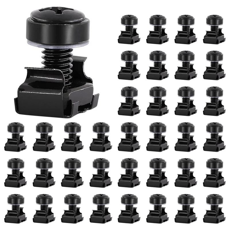 AONEQ-200Pcs M6x16mm Клетка для монтажа в стойку компьютера Винты и гайки и шайбы для монтажа в стойку серверного шкафа
AONEQ-200Pcs M6x16mm Клетка для монтажа в стойку компьютера Винты и гайки и шайбы для монтажа в стойку серверного шкафа