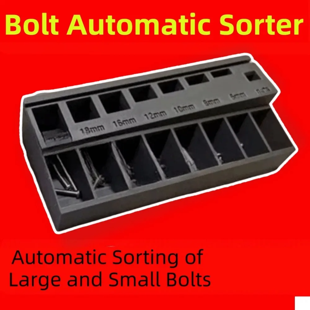 3D Printed M3 Bolt Sorter PLA Large Capacity Screw Length Sorter Lightweight Precision-Sort Screw Sorting Tray Tool Storage
3D Printed M3 Bolt Sorter PLA Large Capacity Screw Length Sorter Lightweight Precision-Sort Screw Sorting Tray Tool Storage